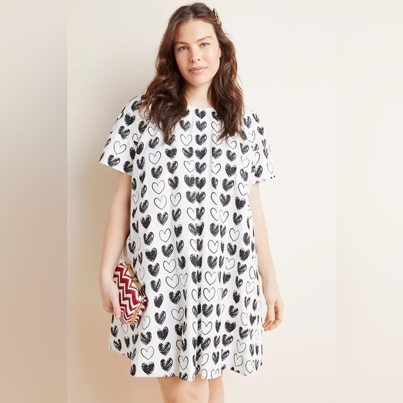 Anthropologie Porridge Sweetheart A-Line mini Dress - XS - Picture 4 of 8